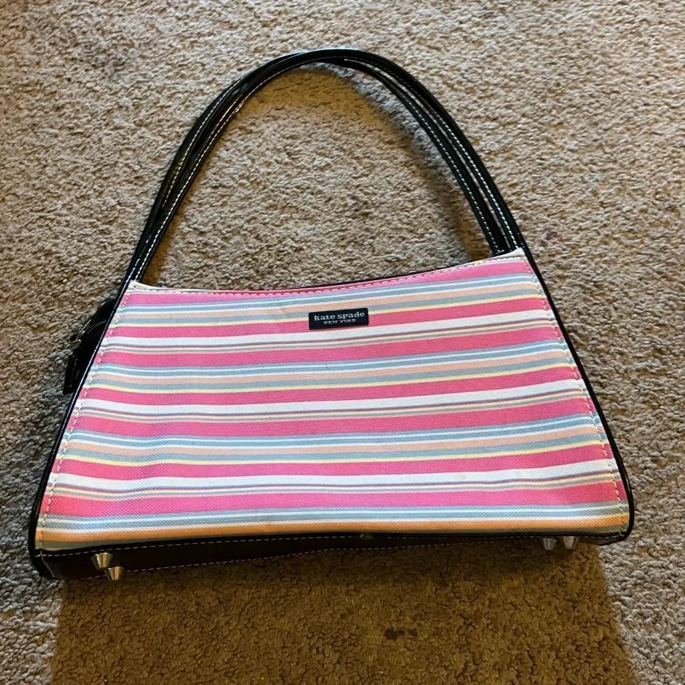 Kate spade small striped bag‎